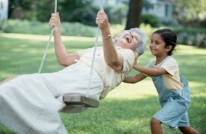 grandmother-granddaughter-on-swing